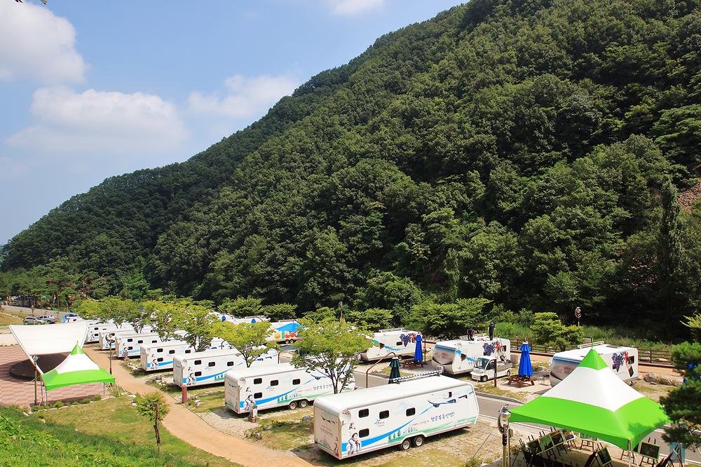 경북 치산관광지 카라반캠핑장 소개