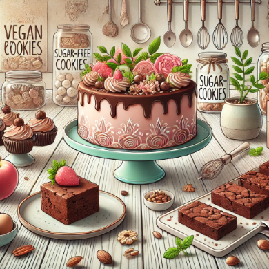 비건 베이킹 레시피(비건 초콜릿 브라우니, 무설탕 비건 쿠키, 비건 케이크 레시피)