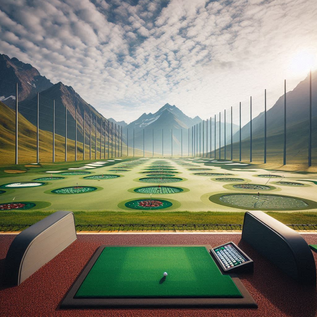 실외골프연습장 배경