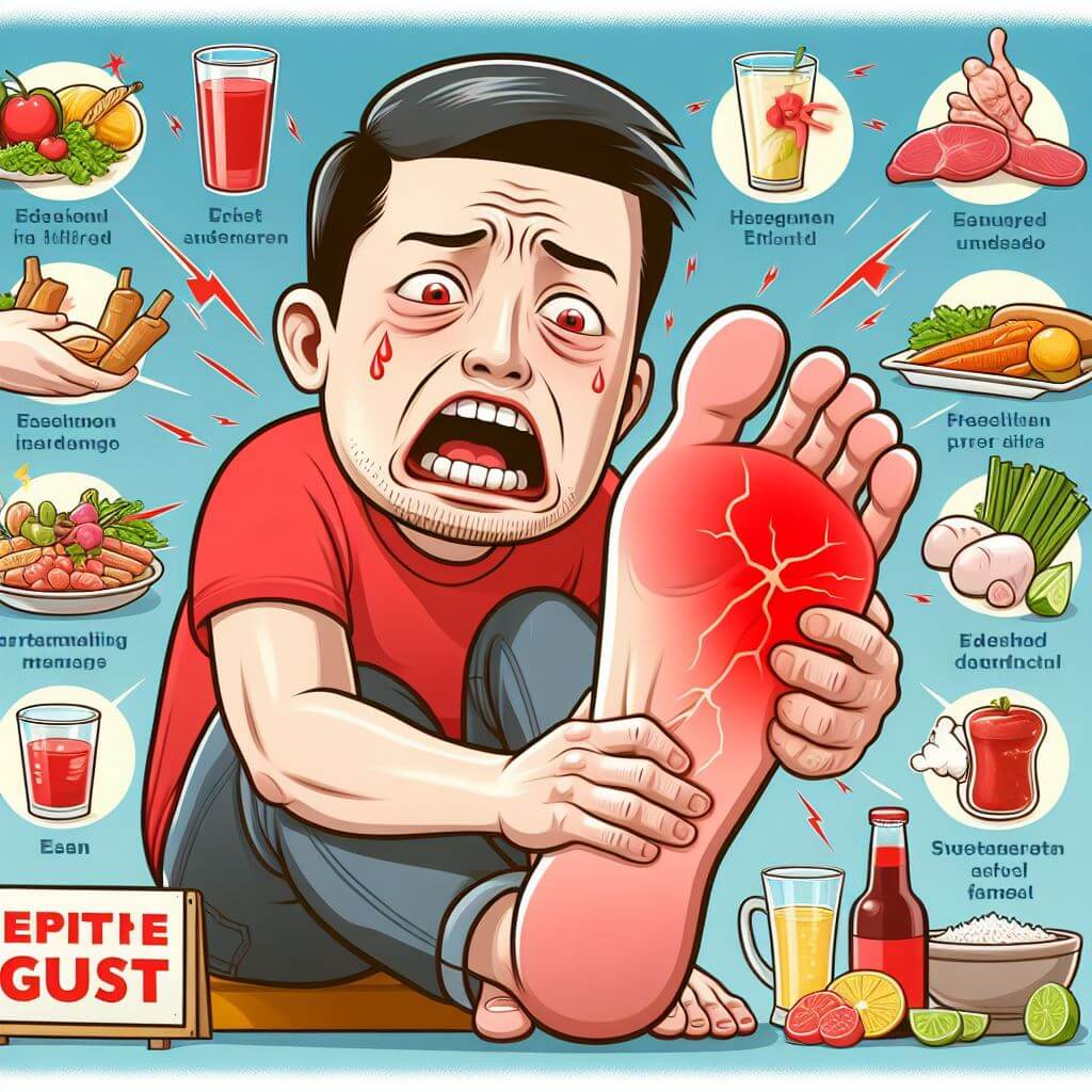 통풍 초기증상 위치