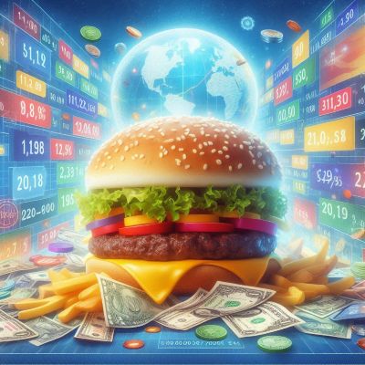 빅맥지수를 나타내는 이미지