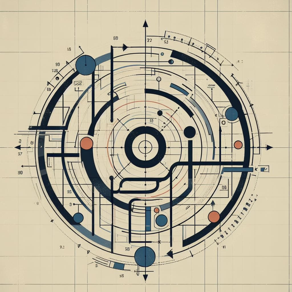 기획을 표현한 일러스트