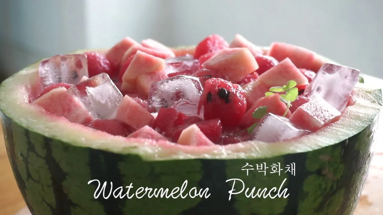 화채만드는방법 황금레시피 달달한 화채로 여름이겨내기 완벽 음료 만들기_1