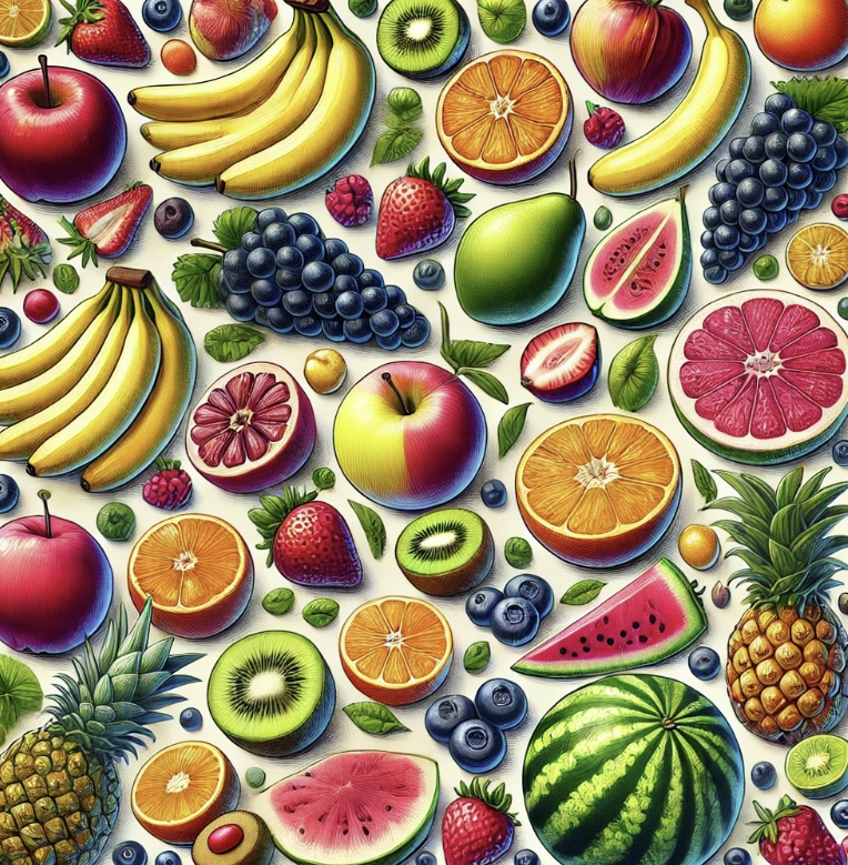 다양한 과일 사진