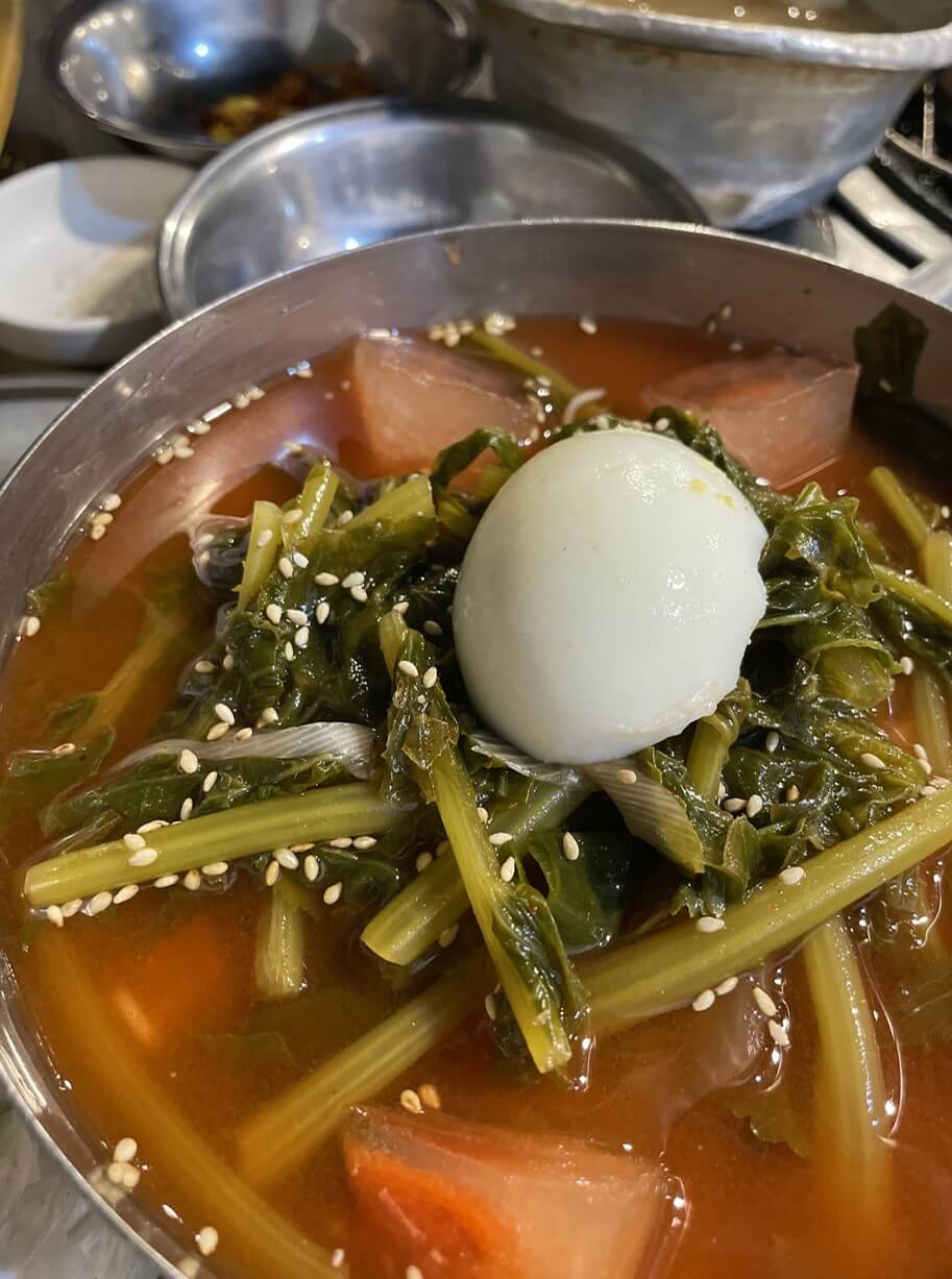 먹고정 열무국수