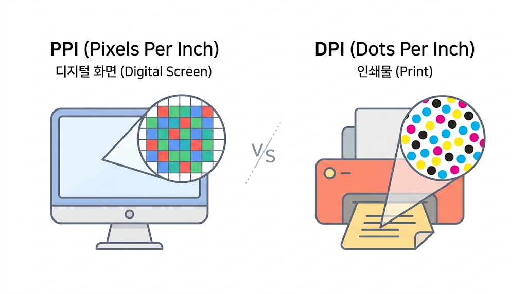 ppi와 dpi, 무엇이 다른가