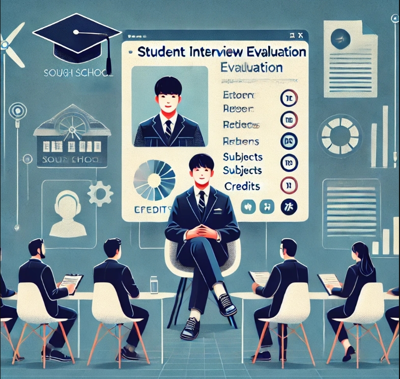 고교학점제와 학종 면접 평가 방식 변화에 대한 이미지