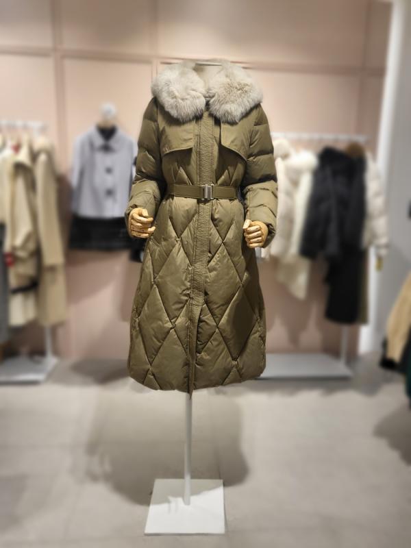 샤틴 바바리형 구스다운 점퍼 S234B804