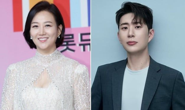 김진웅 아나운서와 장윤정님의 모습