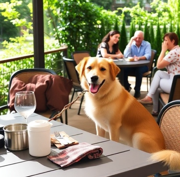 댕댕이와 함께 외식할때 주의해야 할 매너들과 준비물 관련 이미지