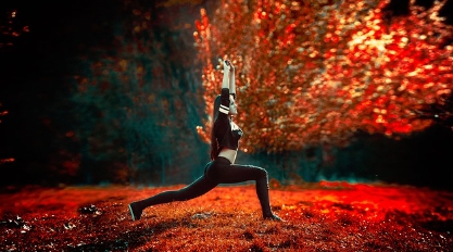 스트레칭과 조깅의 환상적인 조화