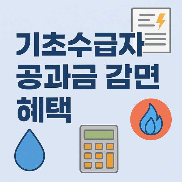 기초수급자 공과금 감면