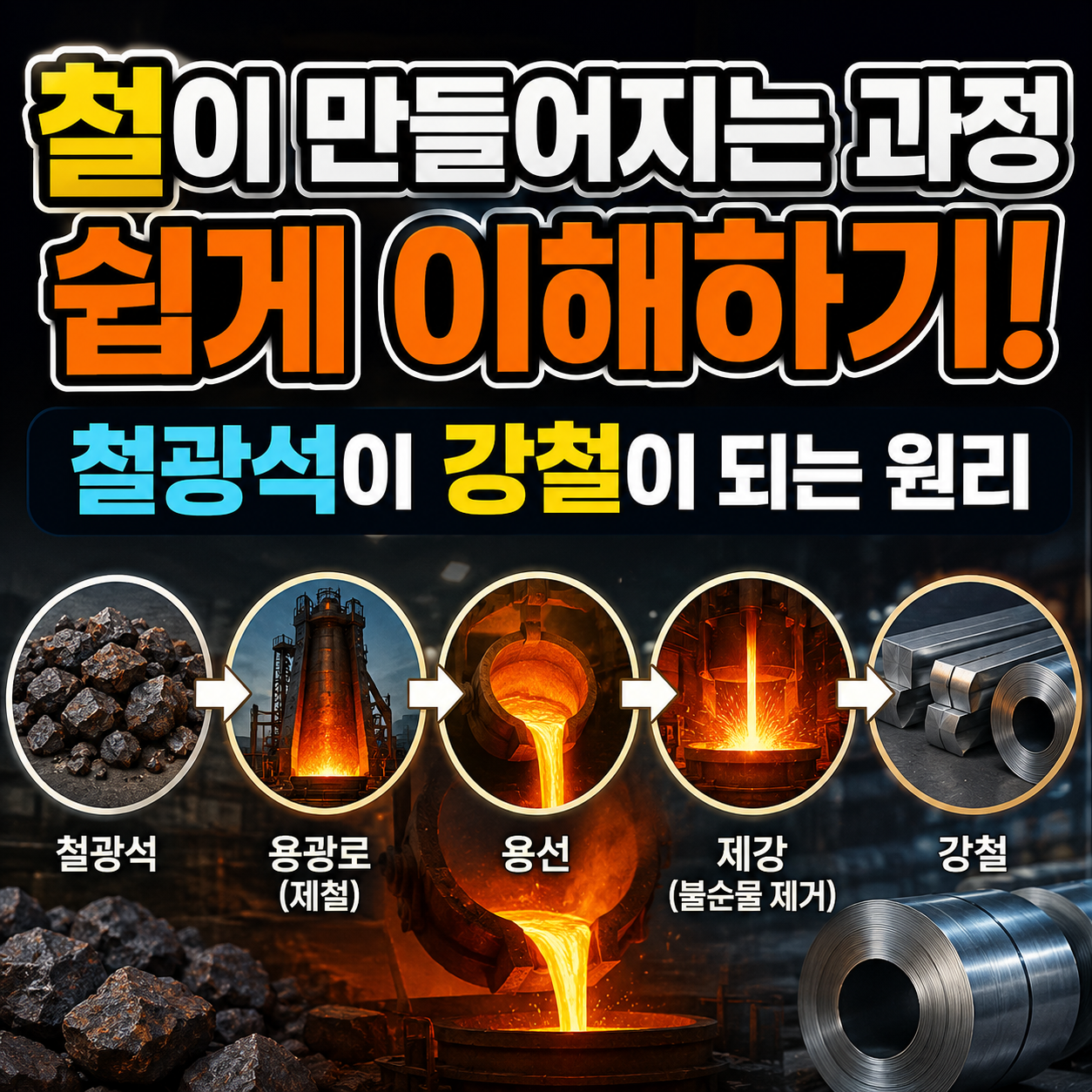철이 만들어지는 과정
