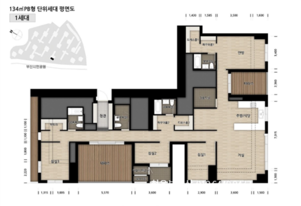 촉진3구역 평면도