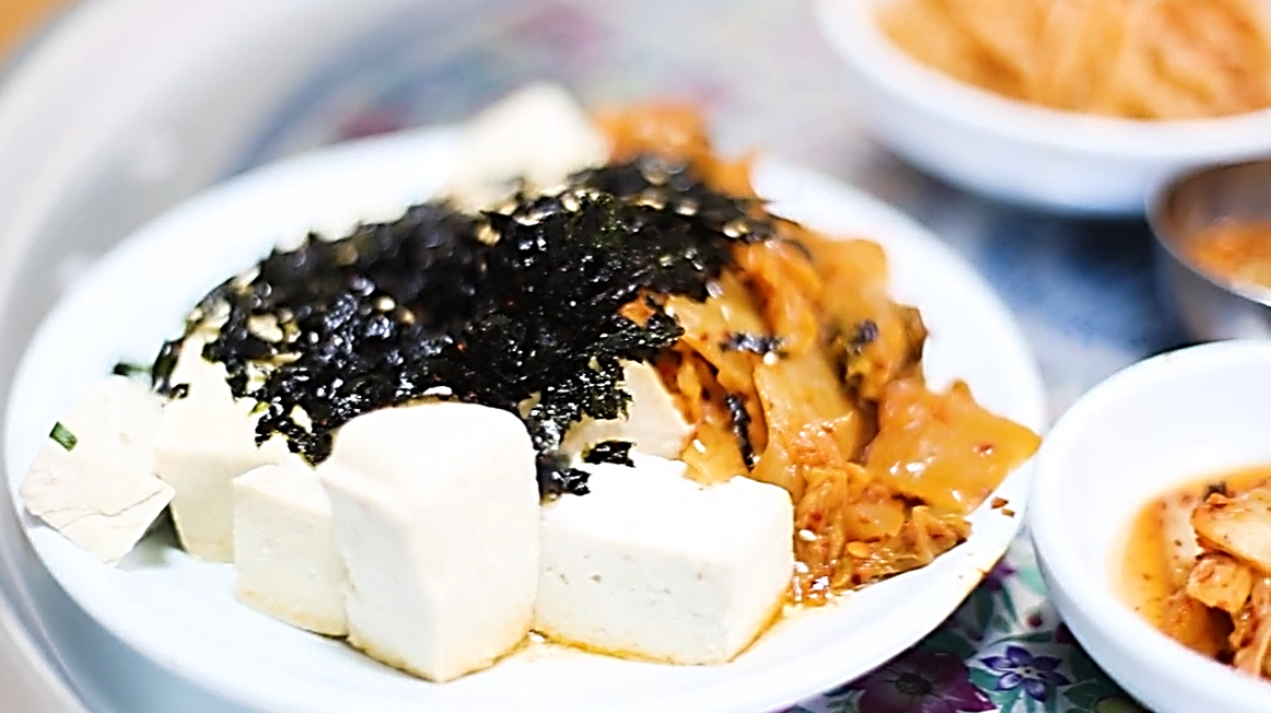 촌두부김치