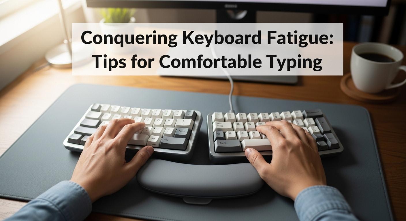 장시간 착용 피로 키보드 문제 해결