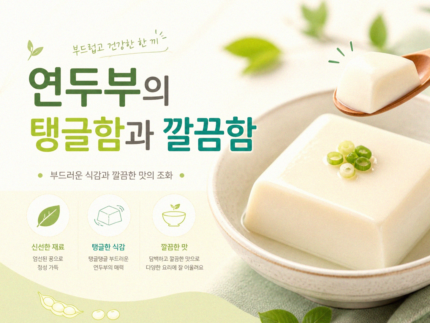 순두부와 연두부, 요리 활용법 왜 다를까
