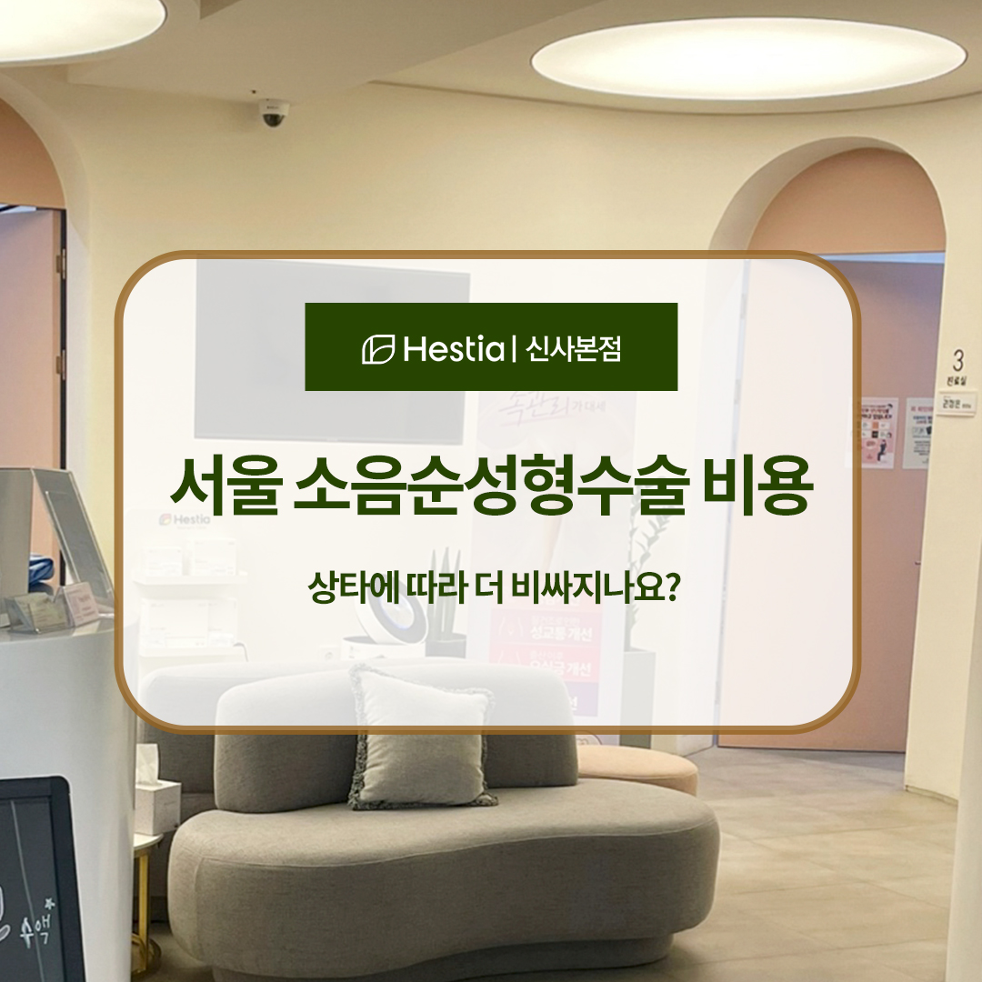 서울 소음순성형수술비용 상태에 따라 더 비싸지나요?