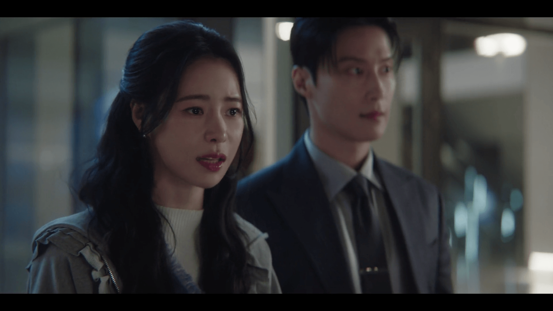 넷플릭스 top10 드라마 멋진 신세계 임지연 허남준 기자회견 장면