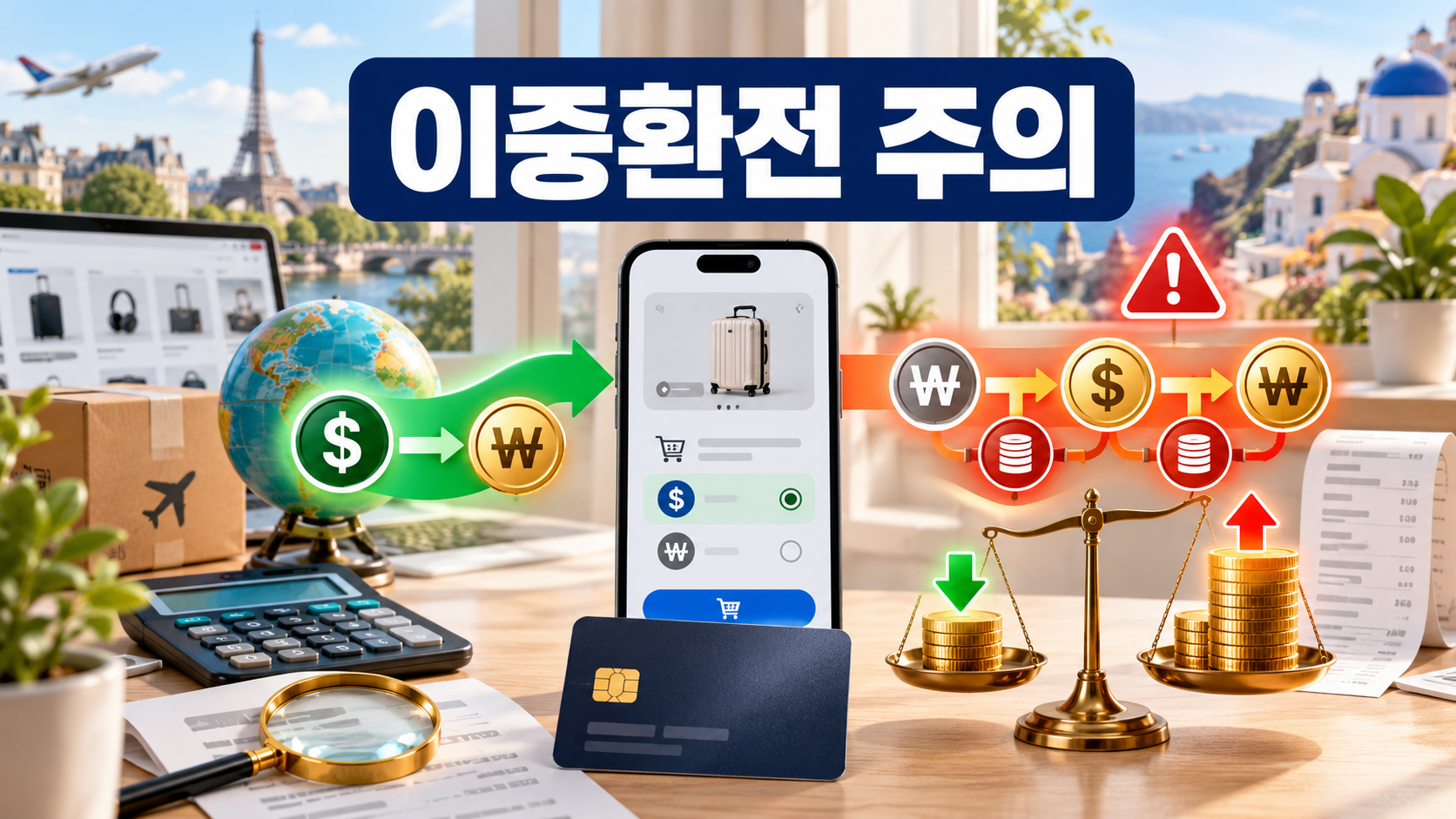 해외 직구족 필수 상식: 달러 결제가 무조건 유리한 이유와 카드 수수료 비교