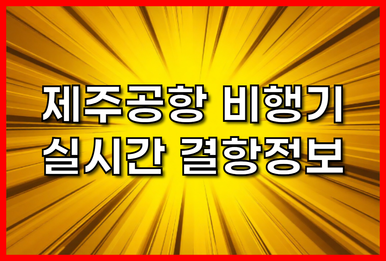 제주공항 비행기 실시간 결항정보, 2025 최신 제주 날씨 실시간 확인하고 안전하게 여행 떠나세요!