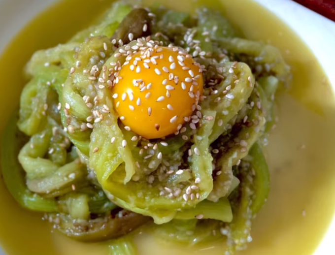 가지요리 : 가지육회