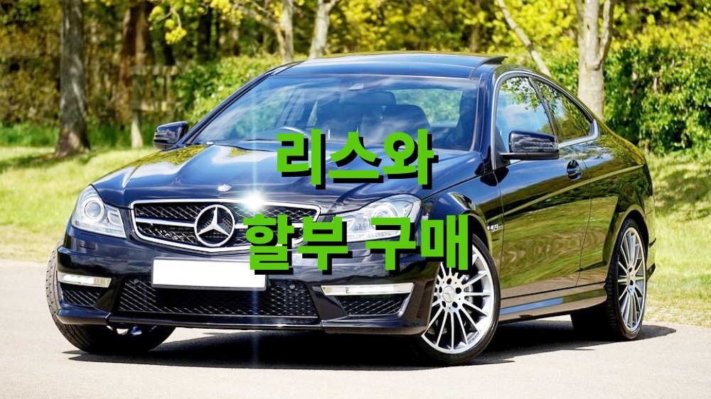 리스와 할부 구매