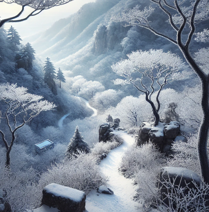 신불산의 자연경관 사진