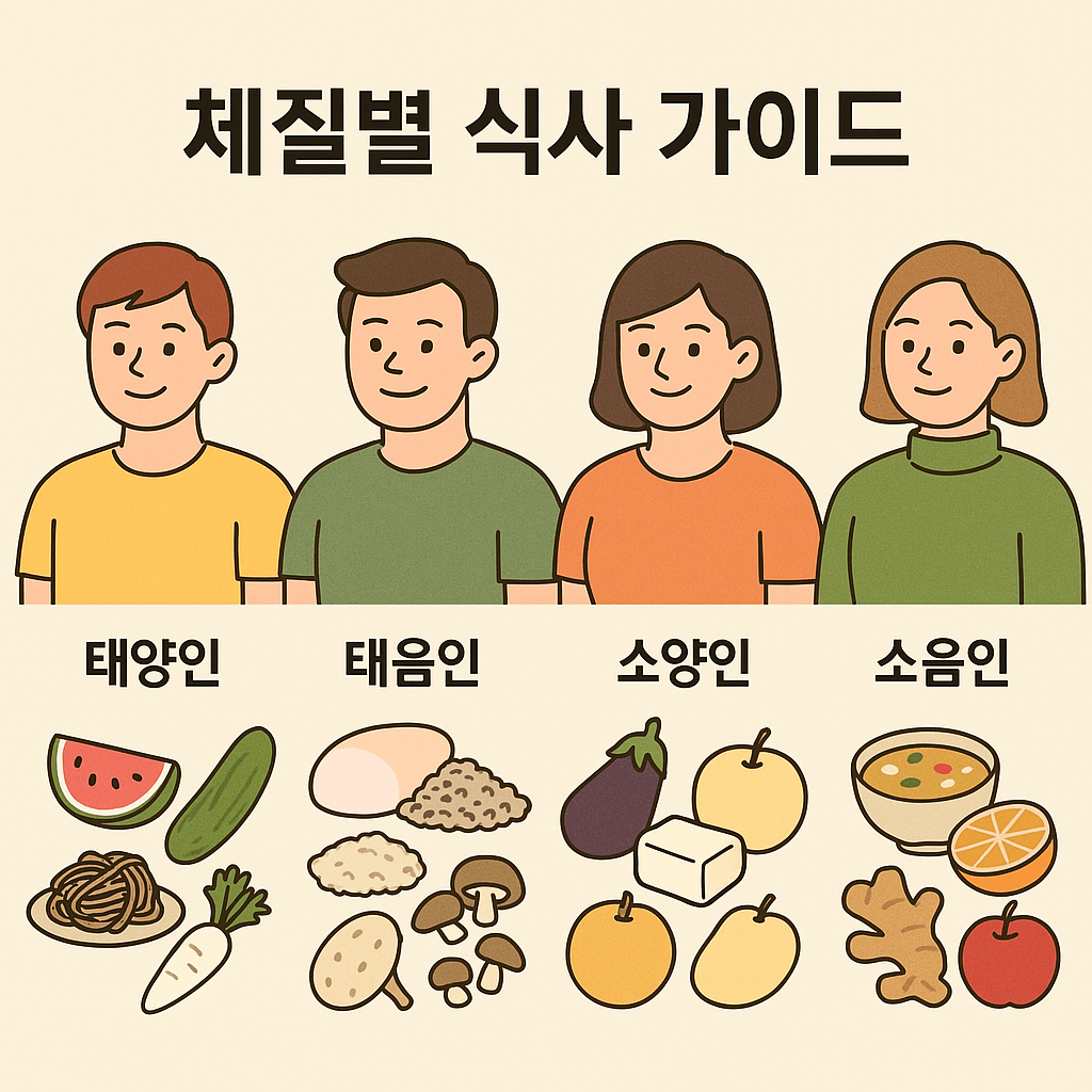 체질별 식사 가이드