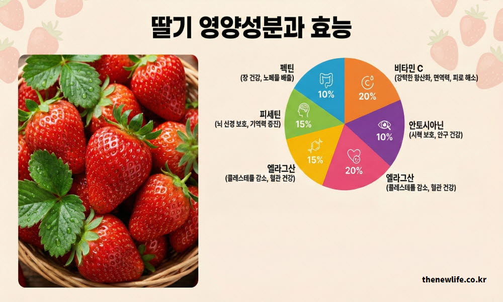 딸기 효능 영양 성분