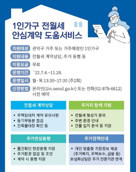 1인 가구 주거상담