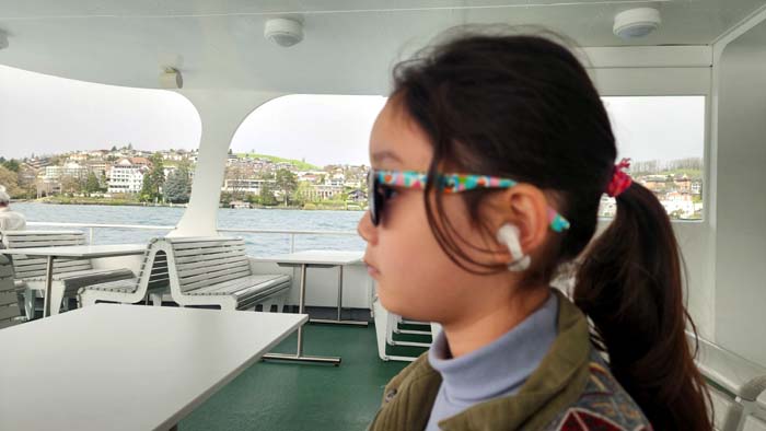 스위스 트래블 패스❘루체른 유람선 1등석 2층 선상