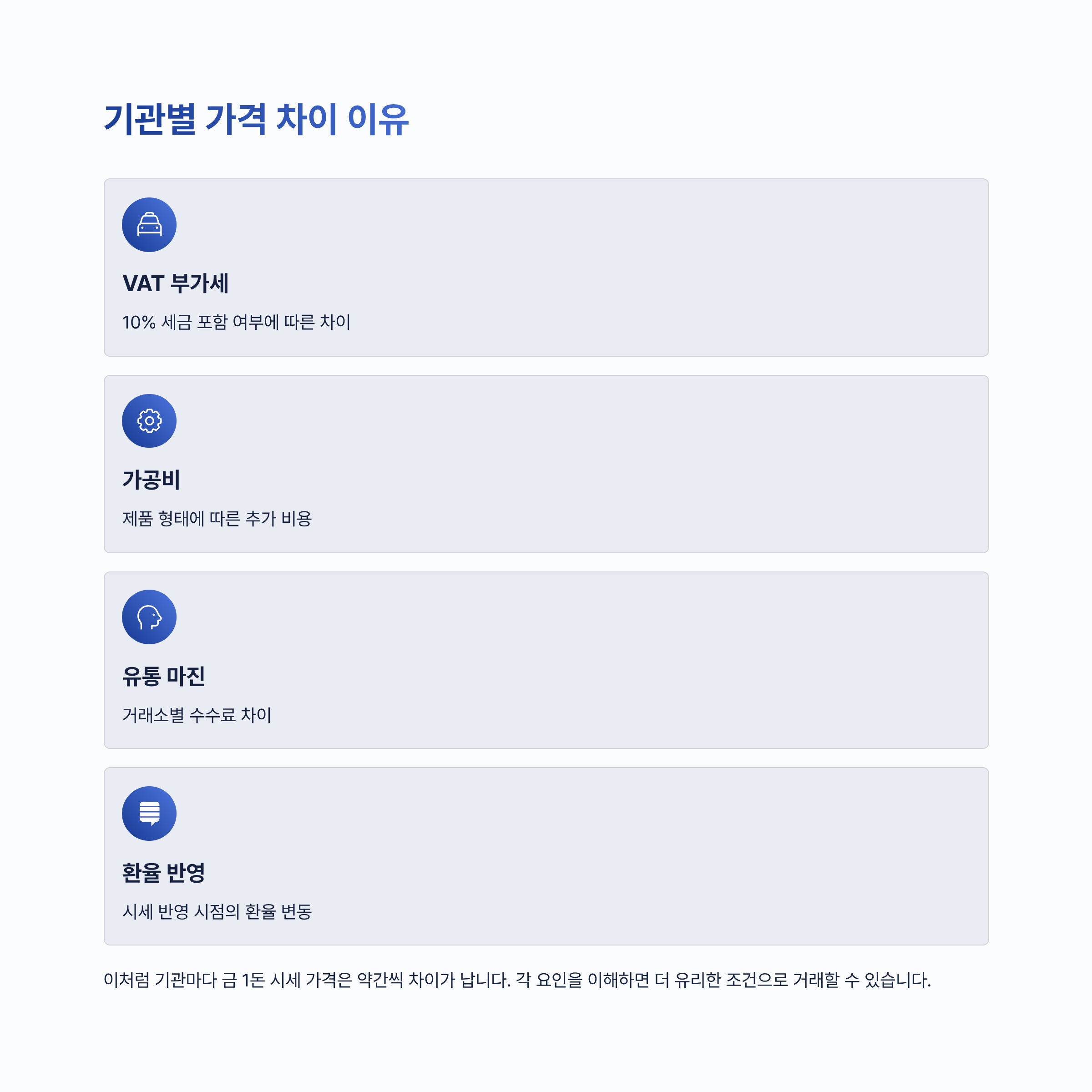 금 1돈 시세 가격 알아보기