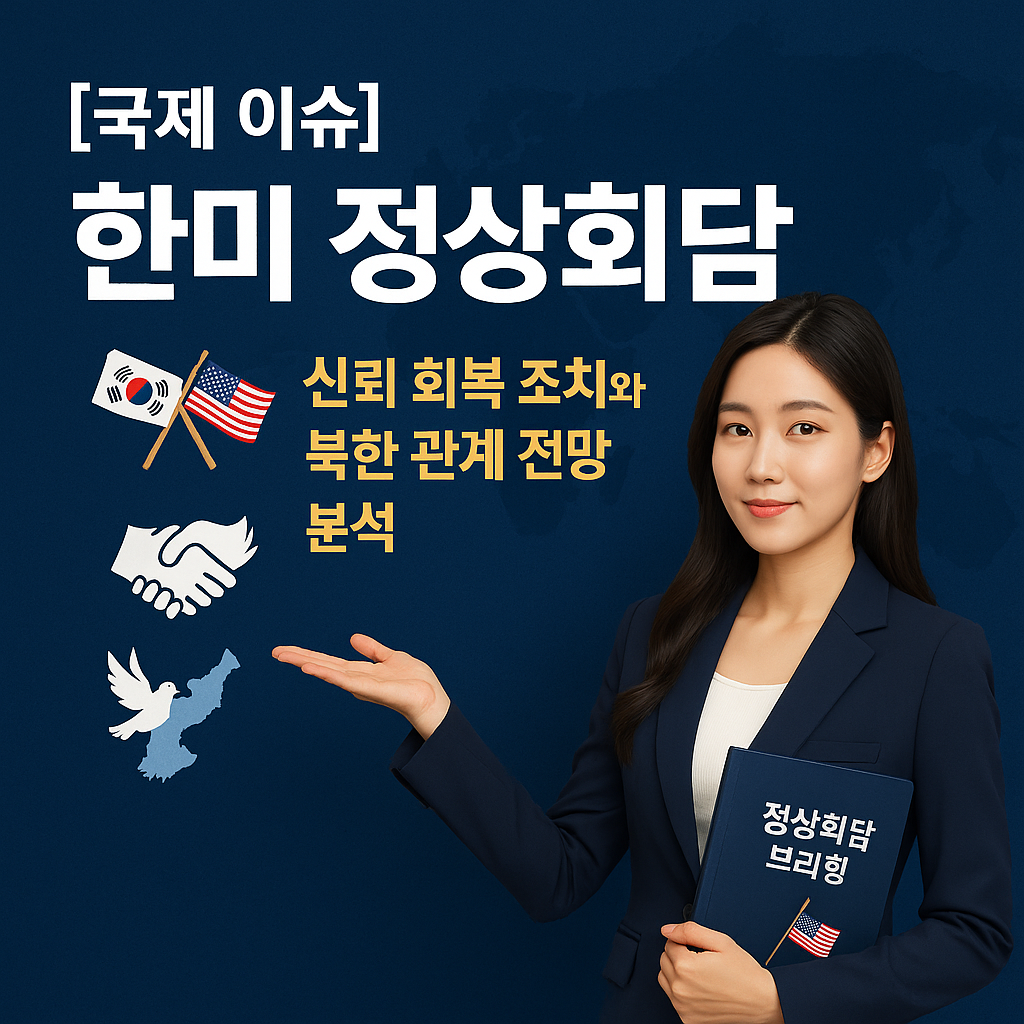 [국제 이슈] 한미 정상회담 ｜ 신뢰 회복 조치와 북한 관계 전망 분석