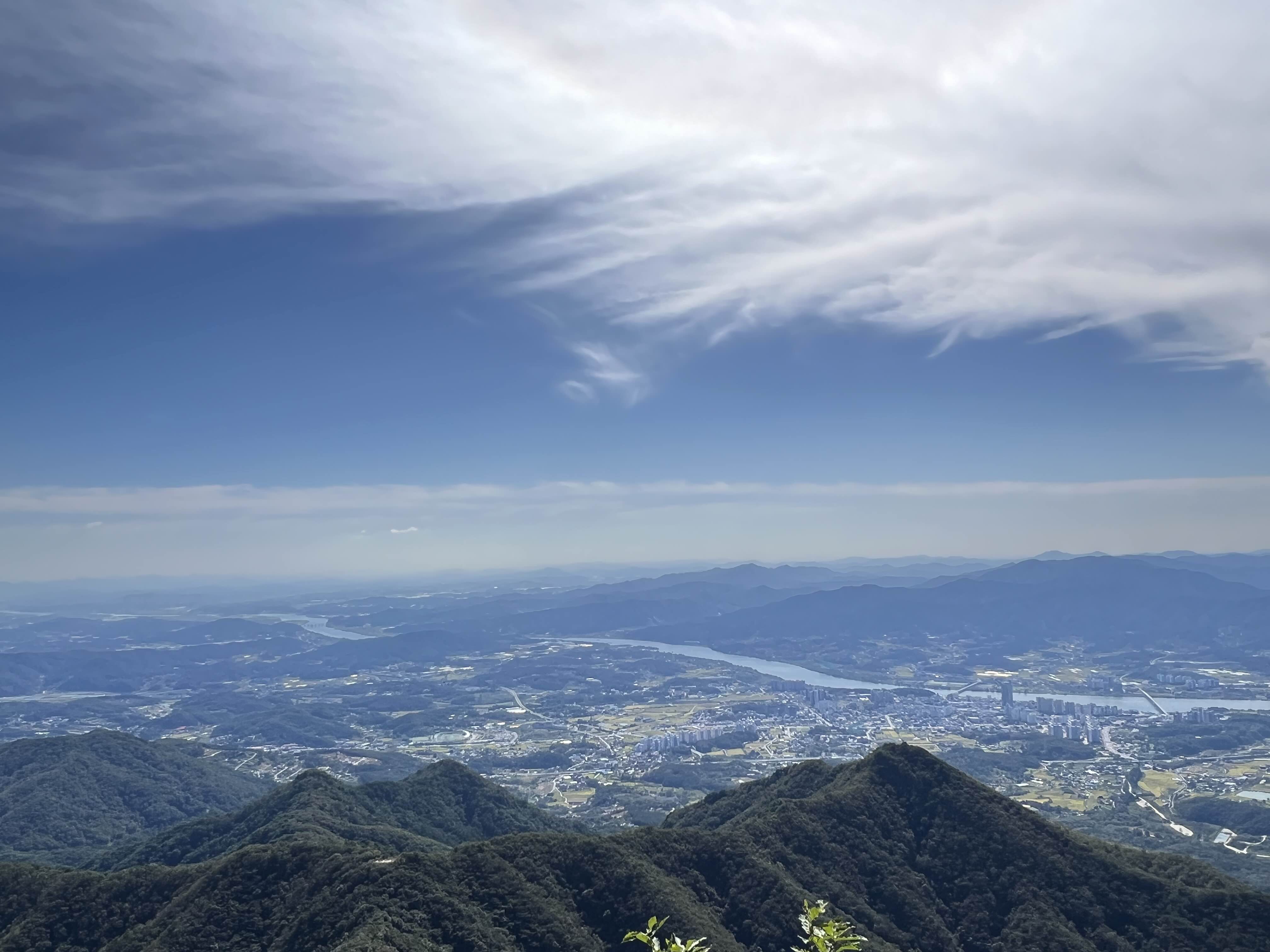 용문산 정상