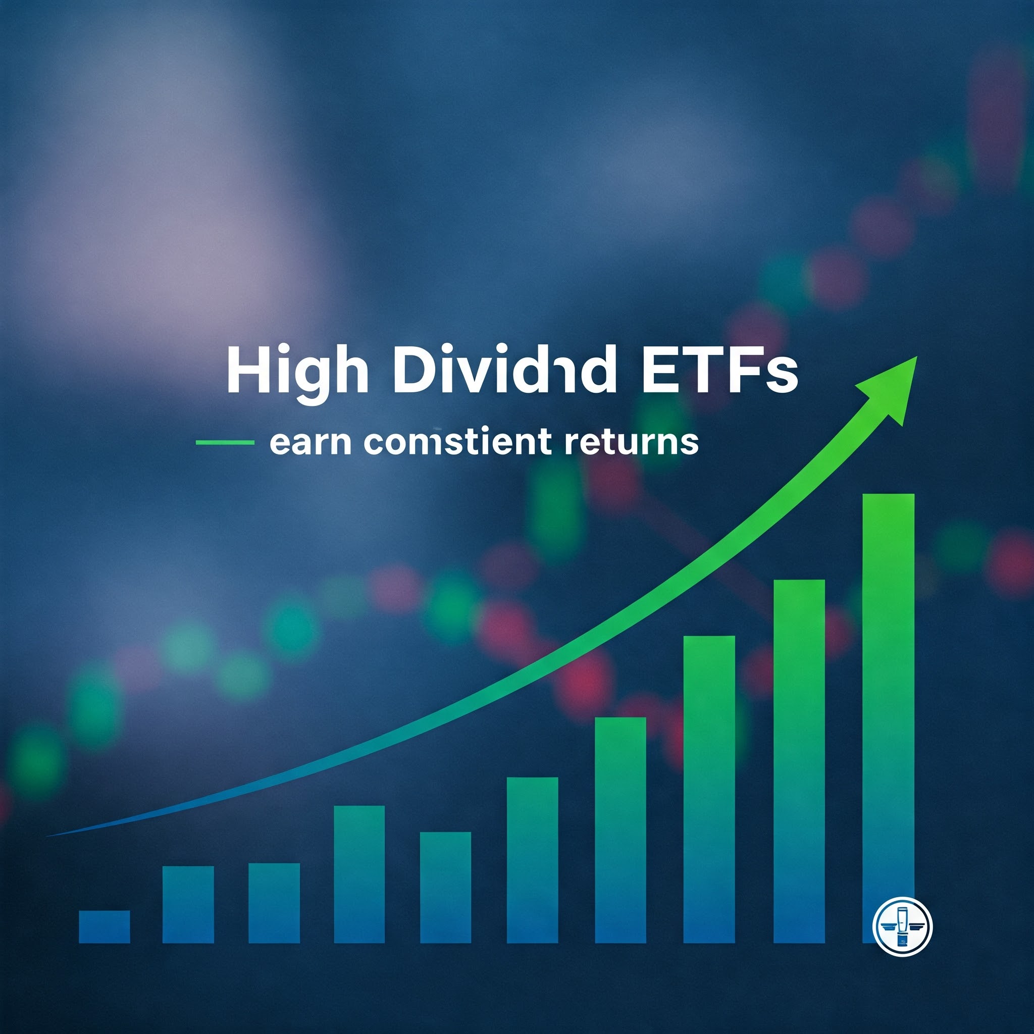 초고배당 문자가 들어간 상승그래프 이미지