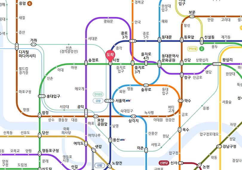 지하철로 서울광장 가는 방법