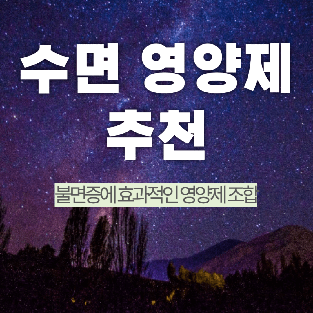 수면 영양제
