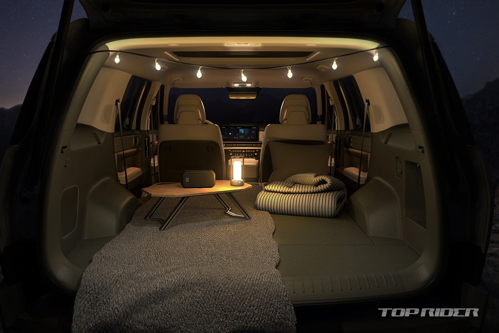 현대차 5세대 싼타페(MX5) 공개 박시한 외관과 테라스