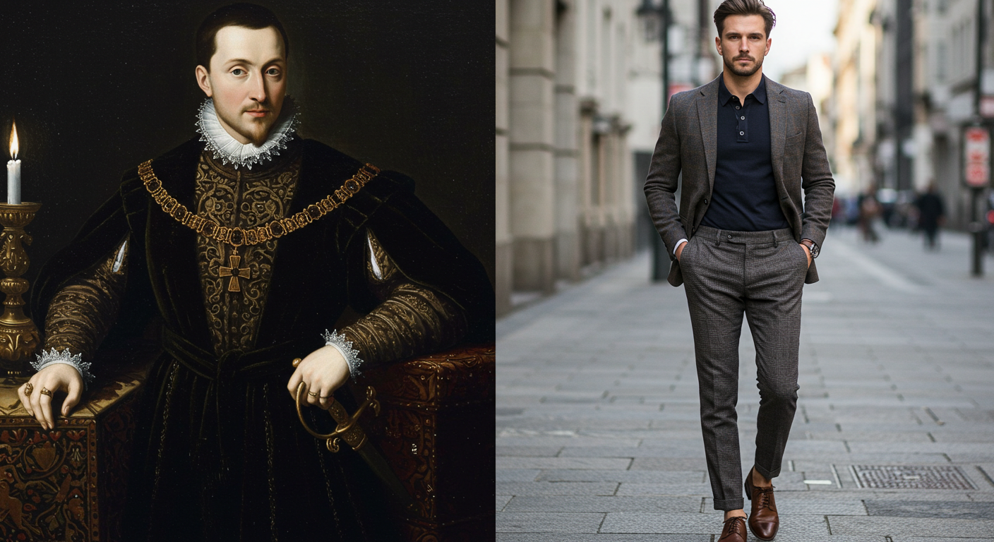 고전 명화 속 남자와 현대 남성