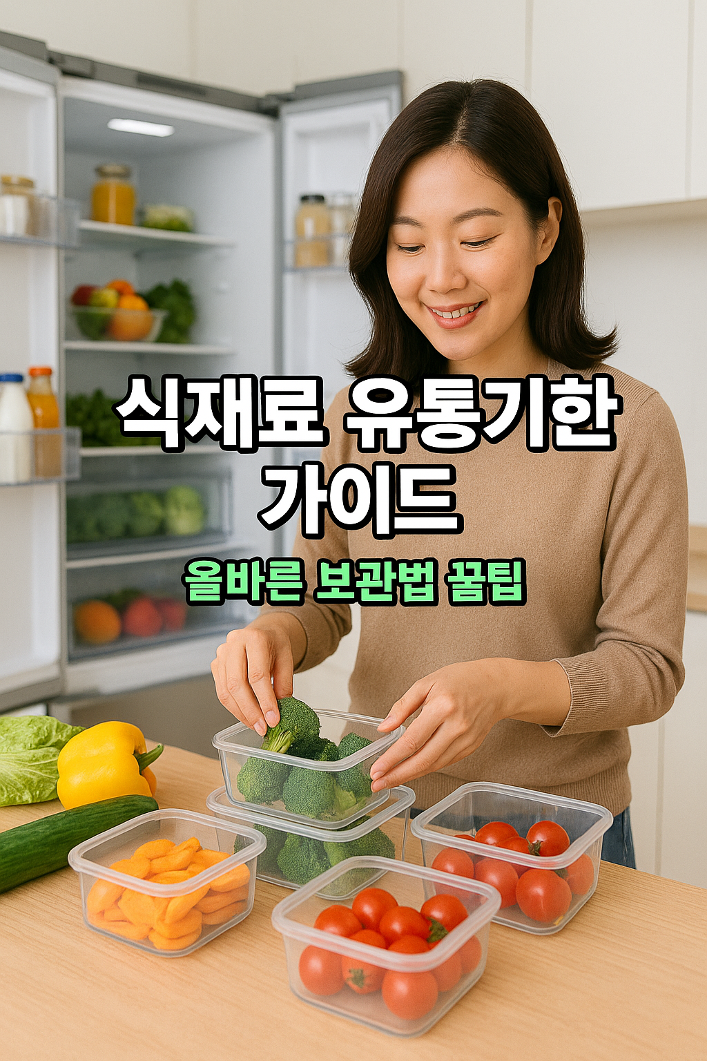 식재료 유통기한 및 보관 가이드