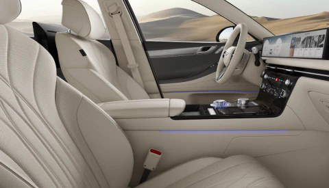 제네시스 G80 가죽시트