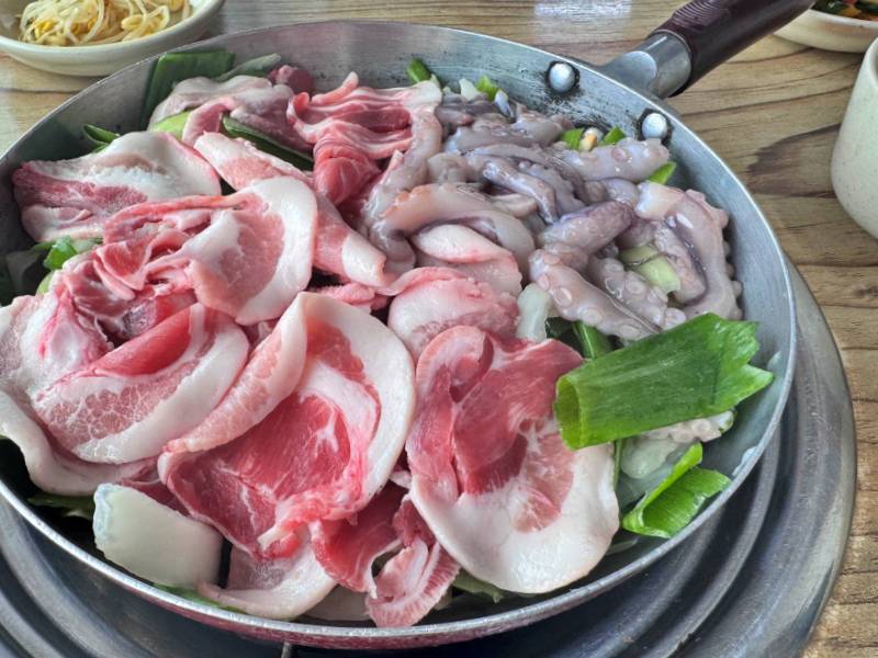 경주 남정부일기사식당 짬뽕 돼지낙지볶음