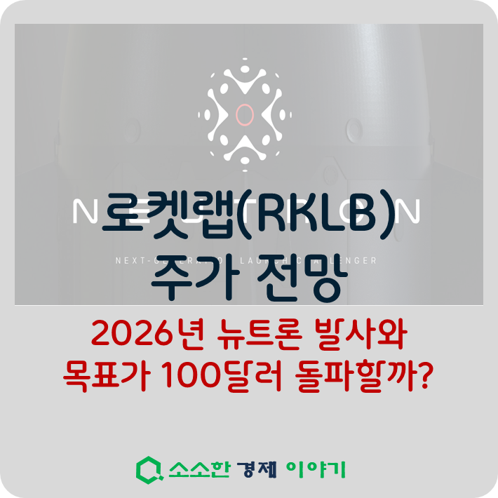 로켓랩(RKLB) 주가 전망: 2026년 뉴트론 발사와 목표가 100달러 돌파할까?