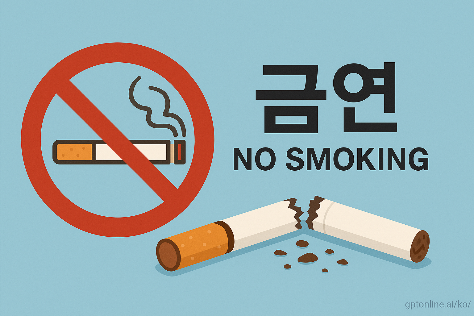 금연 이미지