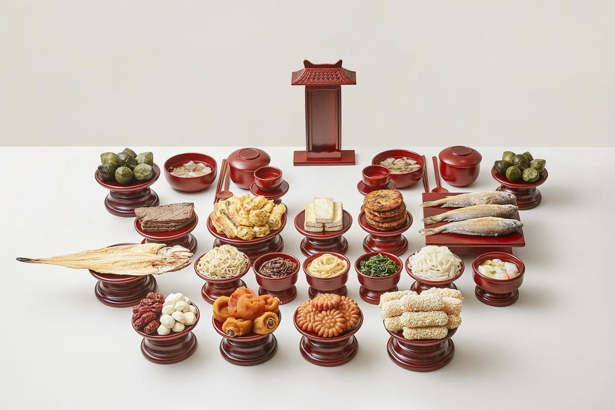 추석 차례 음식 관련 사진