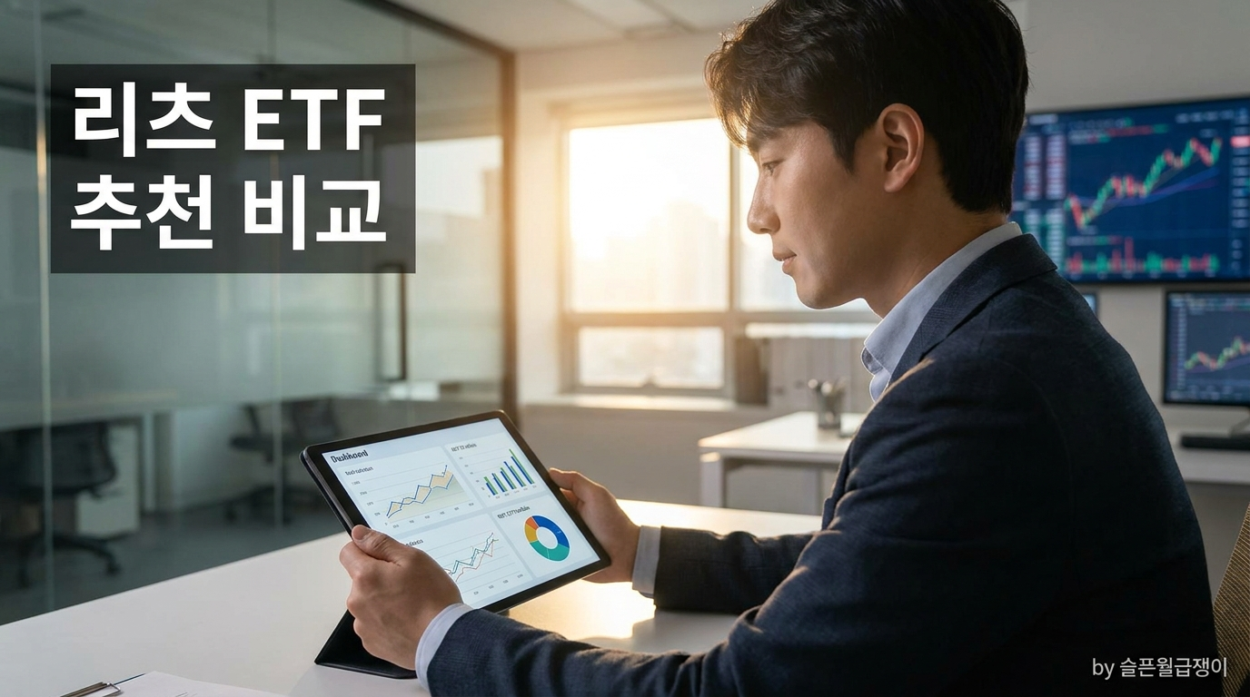 리츠ETF를 알아보는 직장인