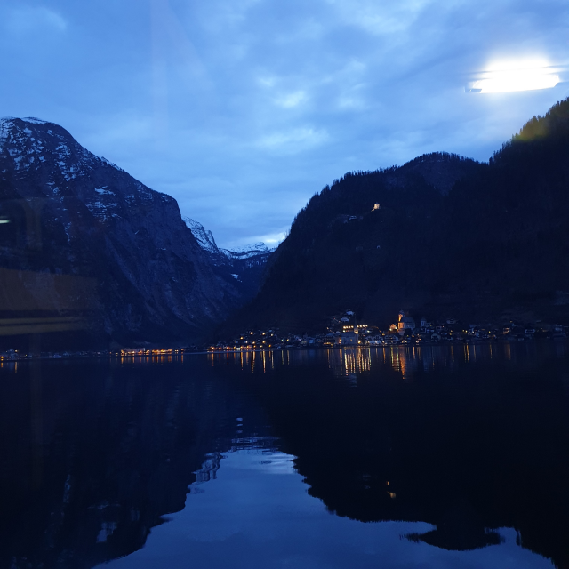 할슈타트로 가는 페리에서