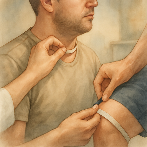 목둘레-허벅지-질병