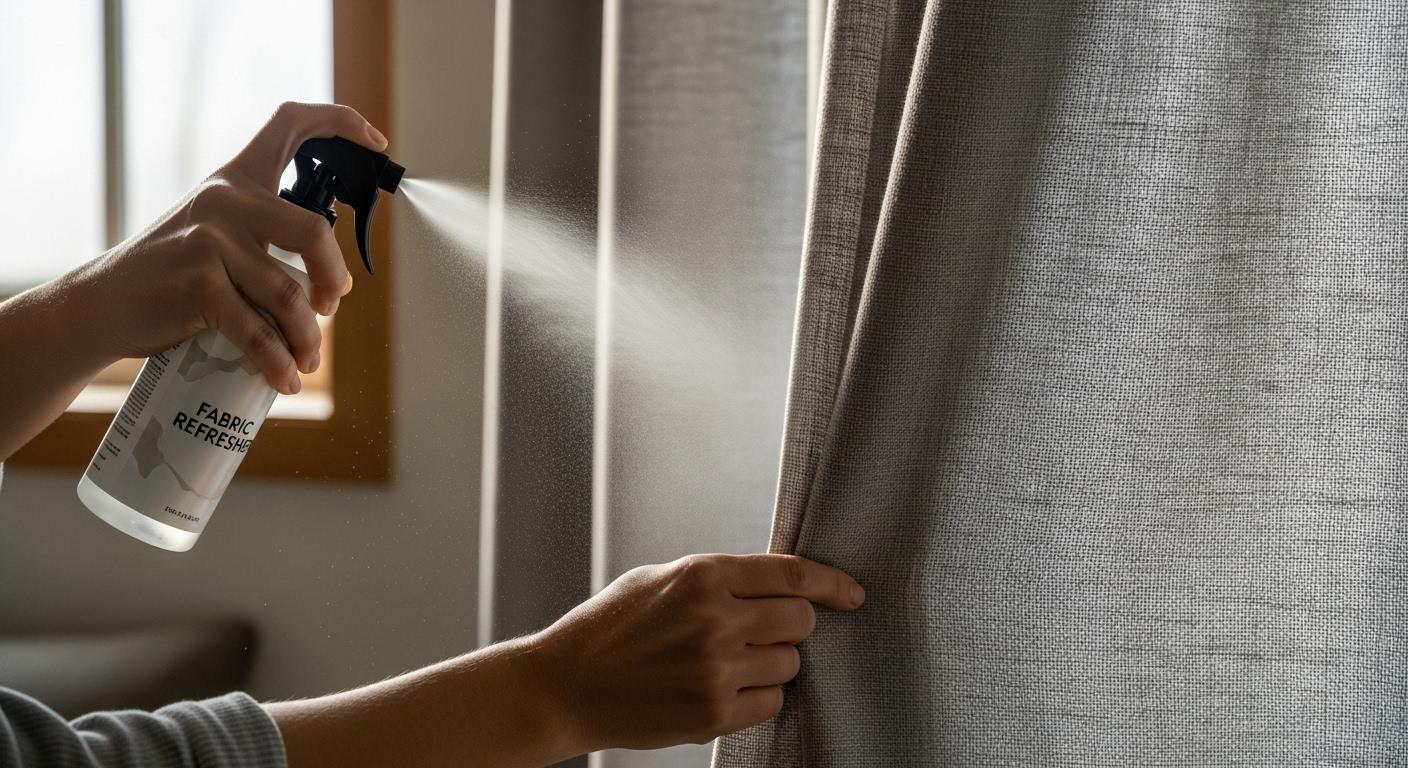 커튼 냄새 제거방법